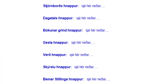 Margir möguleikar Margir möguleikar