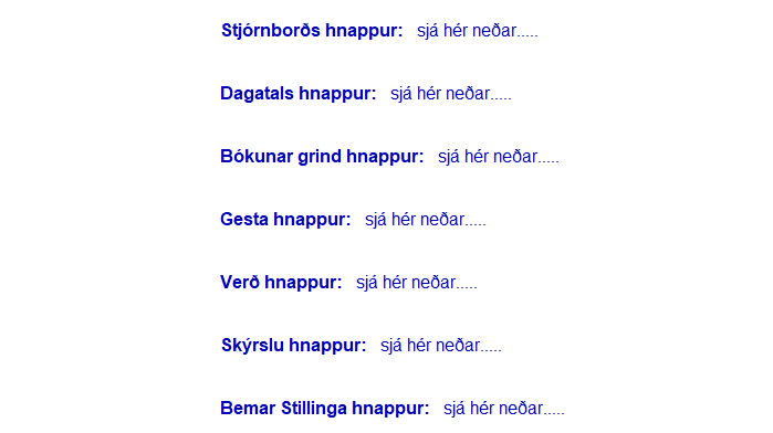 Margir möguleikar Margir möguleikar